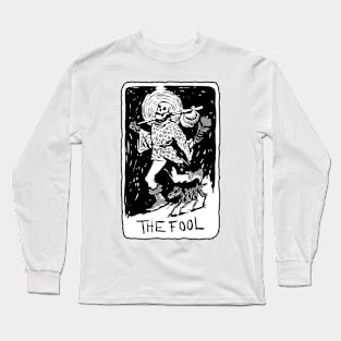The Fool Skeleton Tarot Card Long Sleeve T-Shirt